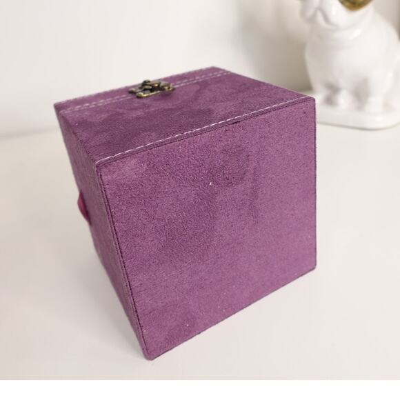 New Jewlery Box Case /Organizer case in Amethyst Purple - Picture 4 of 4